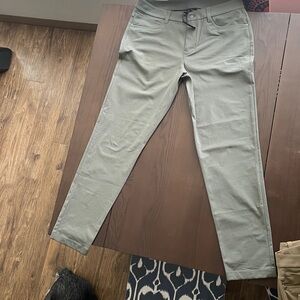 Lululemon Athletica Men's ABC Pants Slim Olive Chinos 31/32